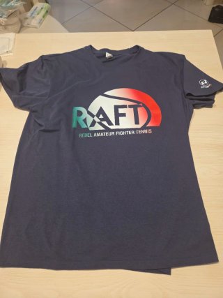 Maglia RAFT TENNIS Blu Tricolore Taglia L