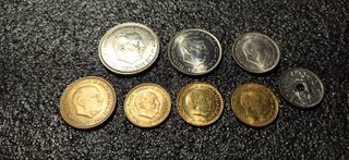 8 Monedas España Franco 1949-1963