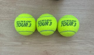 Pack 3 Pelotas Tenis Dunlop Tour Brilliance