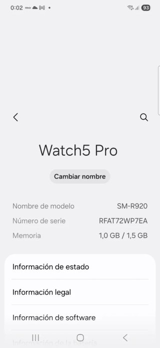 Samsung Galaxy Watch5 Pro 45mm Titanio 2WP7EA