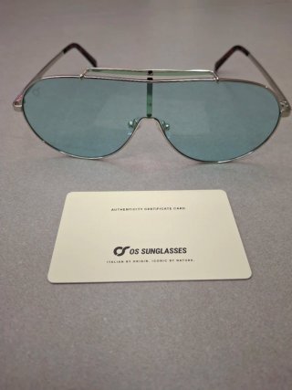 Occhiali da sole OS Sunglasses Argento/Azzurro