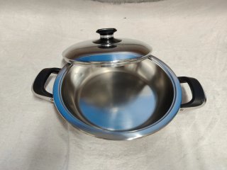 Padella AMC Inox 18/10 con Coperchio