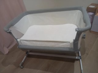 Minicuna colecho gris