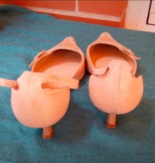 Zapatos Zara Vintage 1999 Rosa Punta Fina