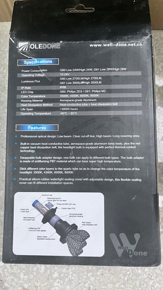 Kit LED H4/9003 OLEDONE