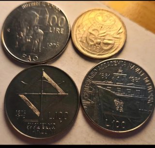 Monete 100 Lire Commemorative