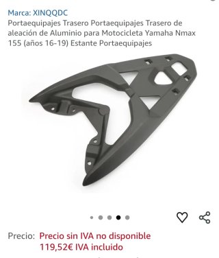 Portaequipajes Yamaha NMAX