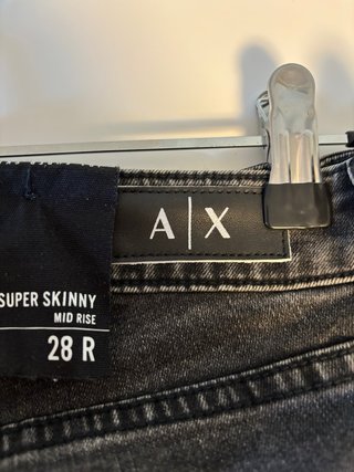 Pantalón Vaquero Armani Exchange Negro