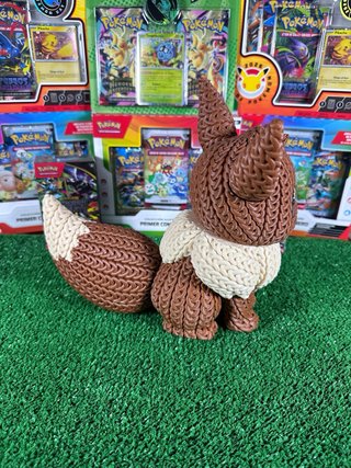 Figura Eevee Crochet Hecha a Mano