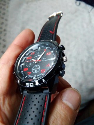 Orologio GRANDE Giapponese GRAND TOURING con quadrante INCREDIBILE!