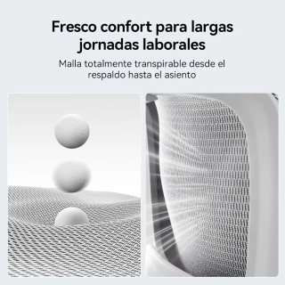 SIHOO Silla Oficina Ergonómica B100-SE Gris