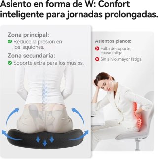 SIHOO Silla Oficina Ergonómica B100-SE Gris