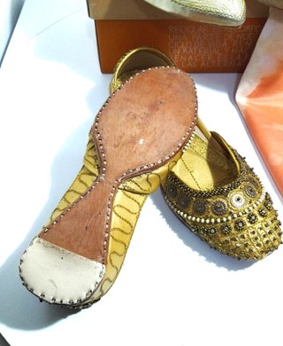 Set Ballerine Artigianali T38 NUOVE + Foulard