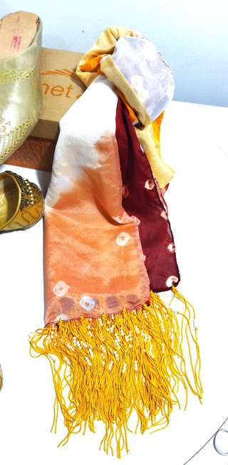 Set Ballerine Artigianali T38 NUOVE + Foulard