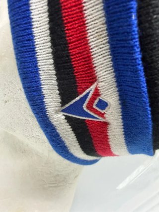 Cappellino Sampdoria nero con strisce multicolor