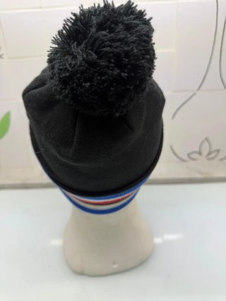 Cappellino Sampdoria nero con strisce multicolor
