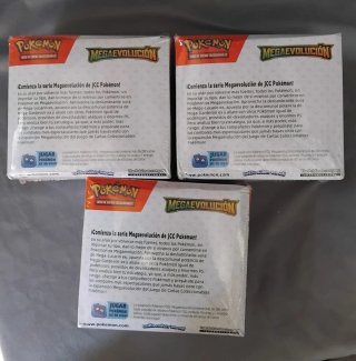 3 Cajas Pokémon Megaevolución