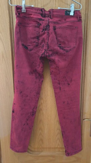 Pantalón Salsa Push Up Rojo y negro