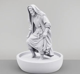 Figura Belén Pisada Uva 14cm