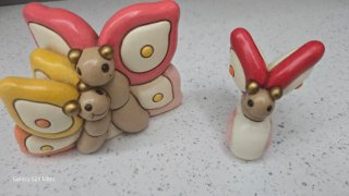 Set 2 Farfalle Thun in Ceramica