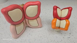 Set 2 Farfalle Thun in Ceramica