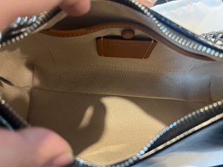Bolso Coach Negro Piel Charol Cadena