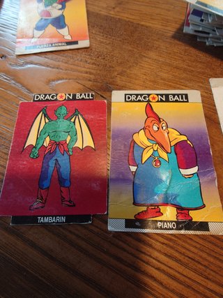 Cartas Dragon Ball de 1986.