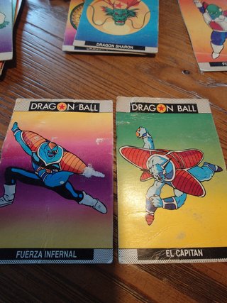 Cartas Dragon Ball de 1986.