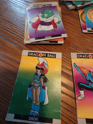 Cartas Dragon Ball de 1986.