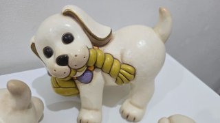 Set 4 Cagnolini Thun in ceramica