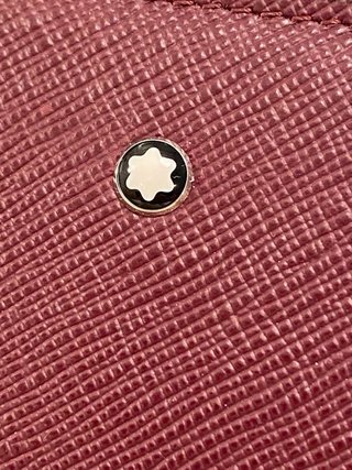 Portafoglio Montblanc donna pelle bordeaux