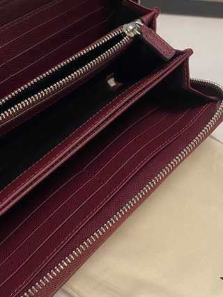 Portafoglio Montblanc donna pelle bordeaux
