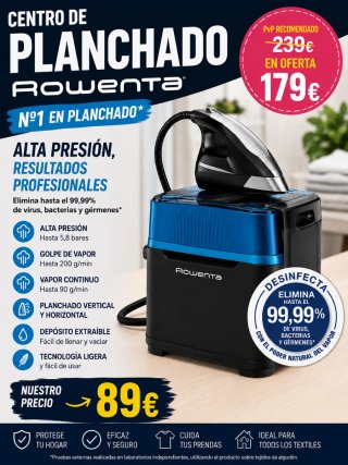 Centro de Planchado Rowenta Nº1
