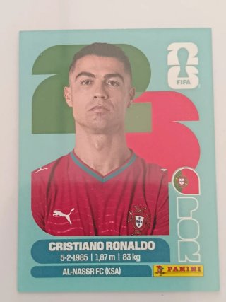 LOTE CRISTIANO RONALDO MUNDIALES SET COMPLETO