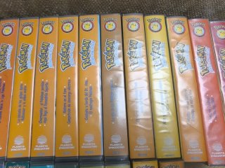 25 Películas VHS Pokémon - Primera Temporada