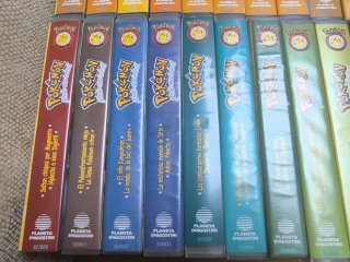 25 Películas VHS Pokémon - Primera Temporada