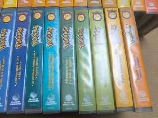 25 Películas VHS Pokémon - Primera Temporada
