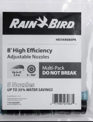 Ugelli Irrigazione Rain Bird HEVAN085PK 5pz
