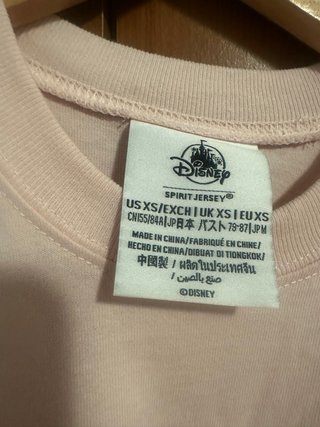 Camiseta Disney World Rosa Talla M
