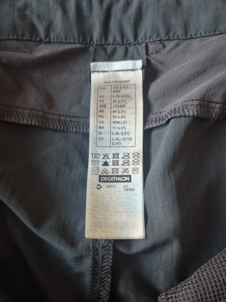 Pantaloncini da escursionismo Decathlon Donna Taglia L - XL