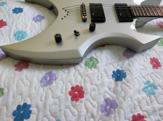 ESP LTD AX-50 Silver Satin Guitarra
