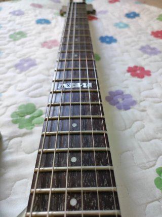 ESP LTD AX-50 Silver Satin Guitarra