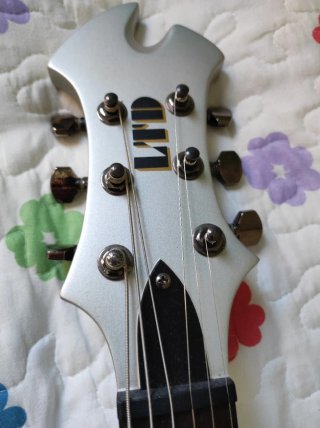 ESP LTD AX-50 Silver Satin Guitarra