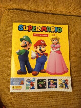 Colección Cromos Super Mario Panini