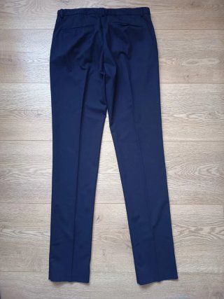 Traje Zara Hombre Azul Talla M impecable.