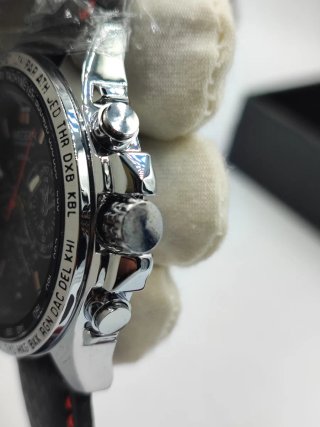 Reloj Megir Cronógrafo Hombre Negro/Plata
