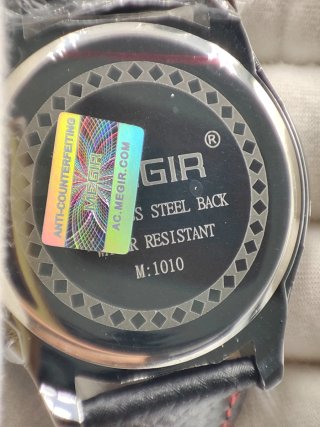 Reloj Megir Cronógrafo Hombre Negro/Plata