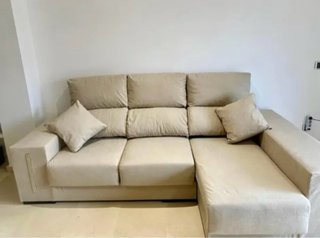 Sofá  Sofá Sofáchaiselongue beige 4 5 plazas 450€