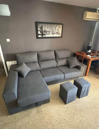 Sofá  Sofá Sofáchaiselongue beige 4 5 plazas 450€