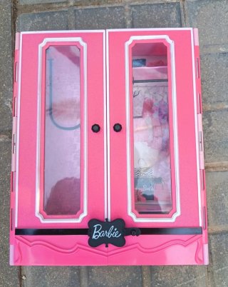 Armario Barbie Original Rosa
